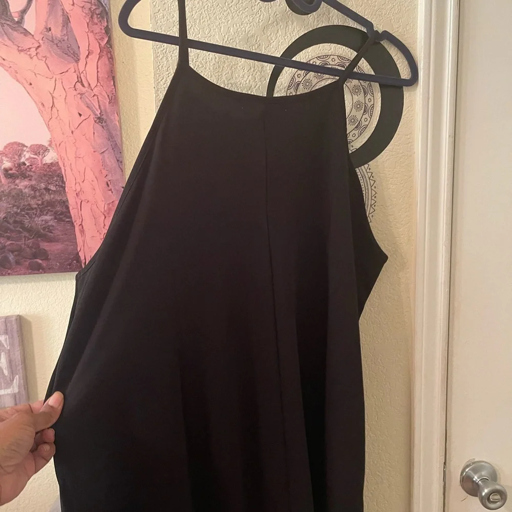 Wallflower Plus Size Womens Black Slip Dress mini size 2X NEW